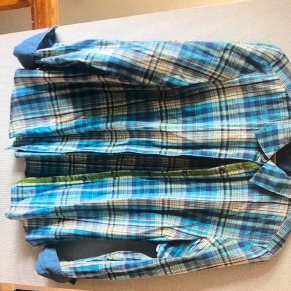 Next New York button down shirt blue plaid